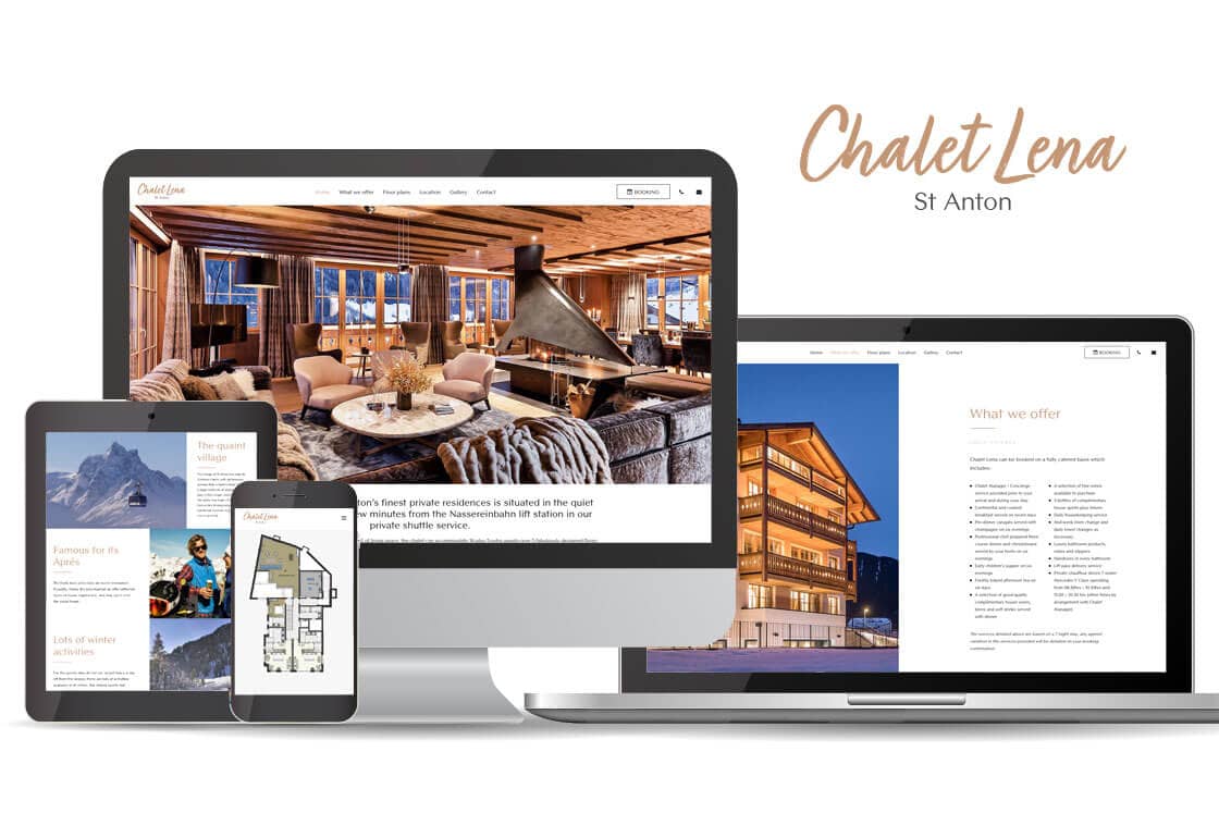 Luxury holiday home website design and build