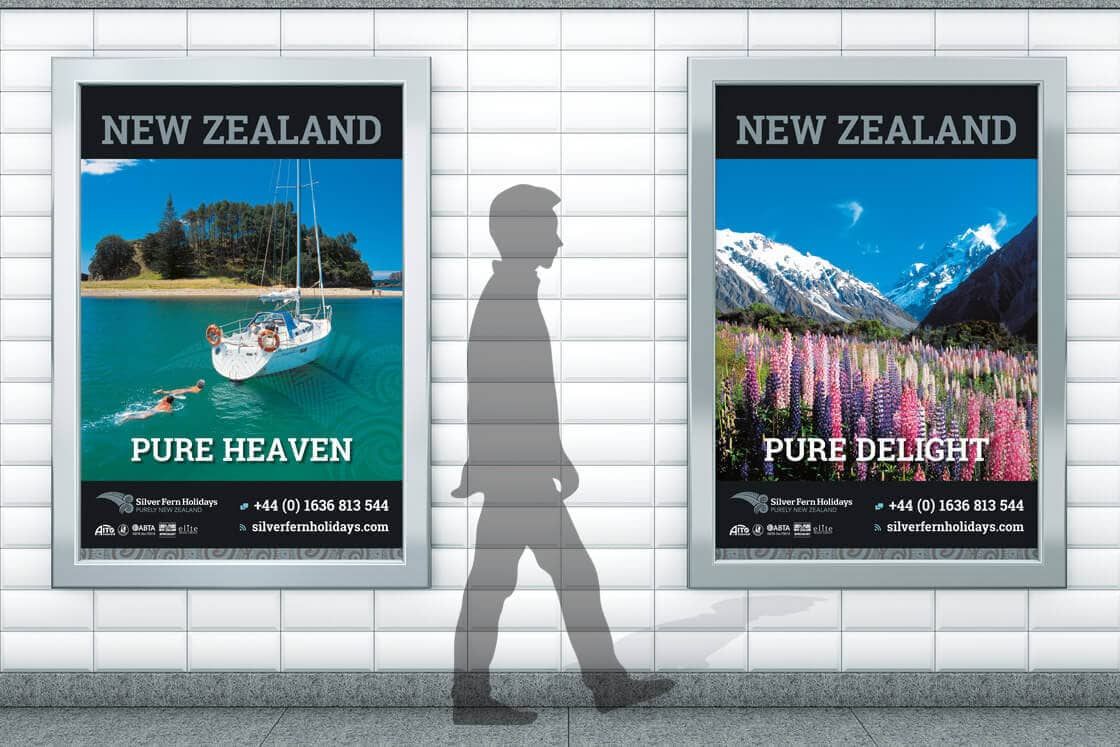 Silver Fern Holidays Window Posters