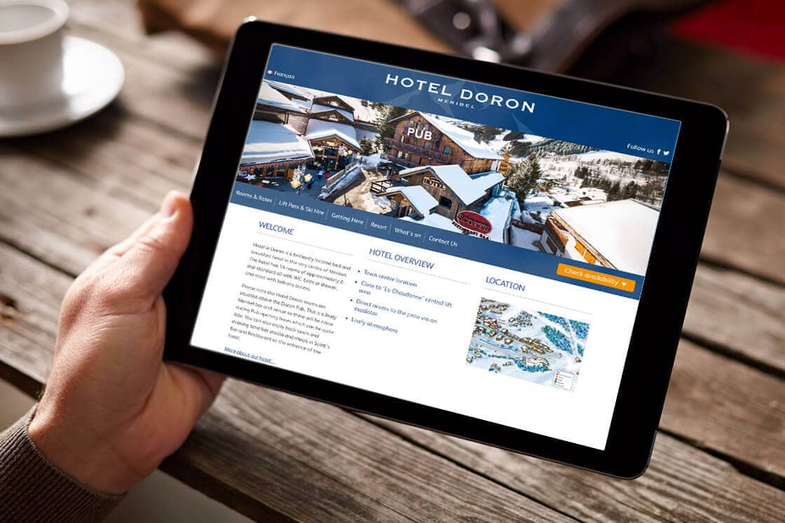 Hotel Doron website development